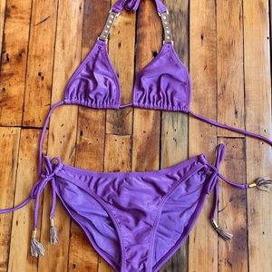 Vix purple/mauve ‘Pocahontas’ inspired bikini